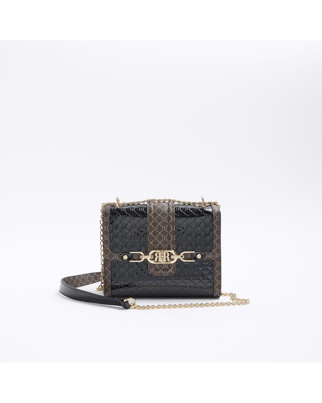 Black cross body bag river online island