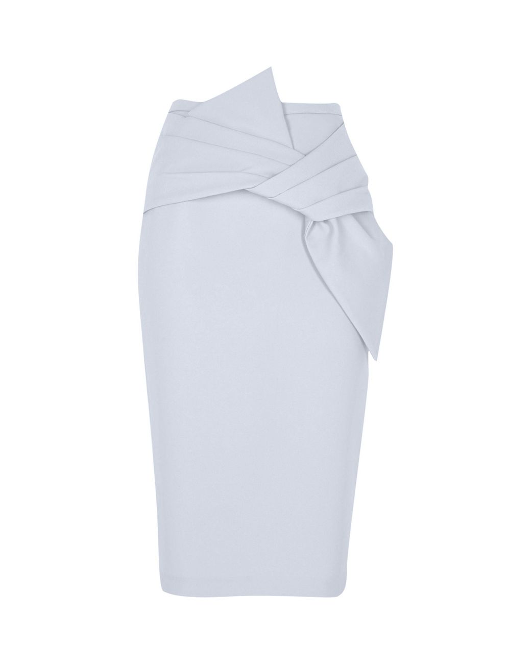River Island Blue Bow Front Pencil Skirt | Lyst UK