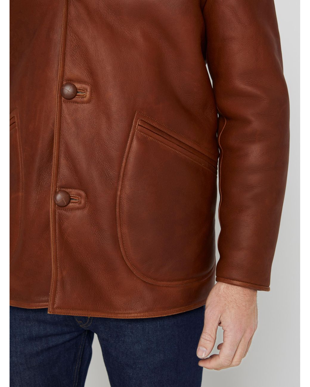 rm williams shearling jacket