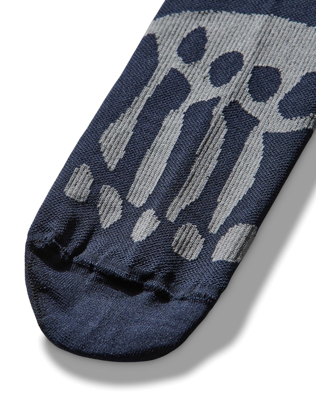 Roa Blue X Mental Athletic Bones Mid Socks Underwear for men