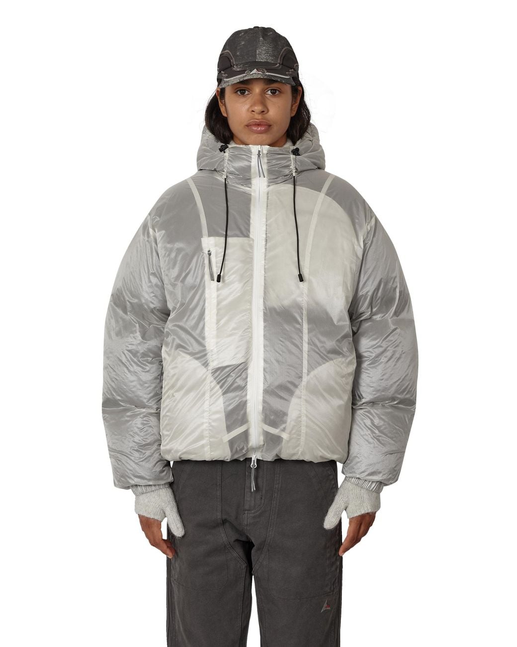 Roa Gray Smooth 800 Fill Power Down Jacket Jackets
