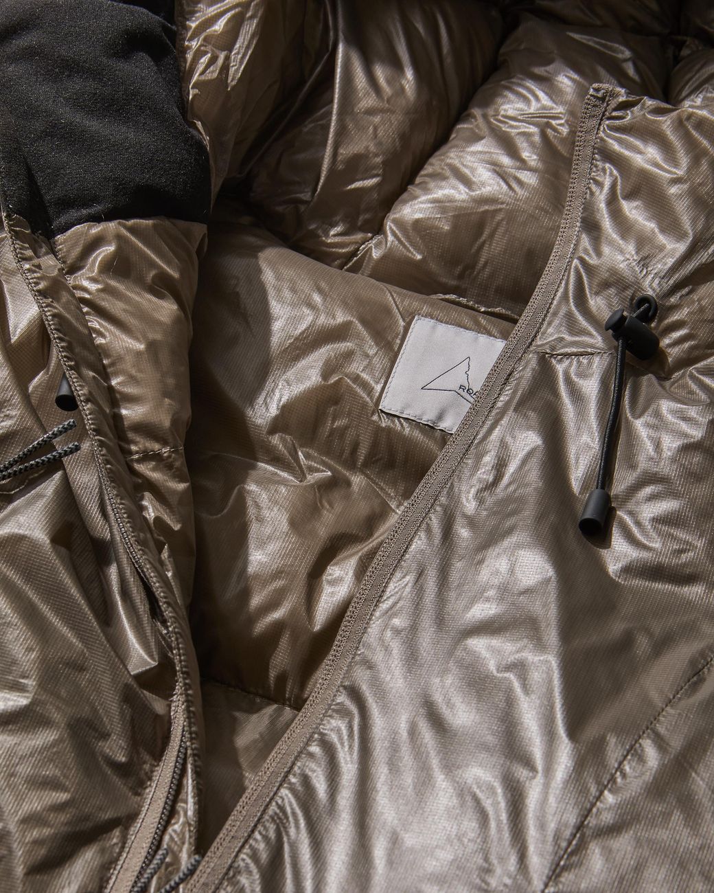 Roa Brown Synthetic Down Jacket Coats And Jackets for men