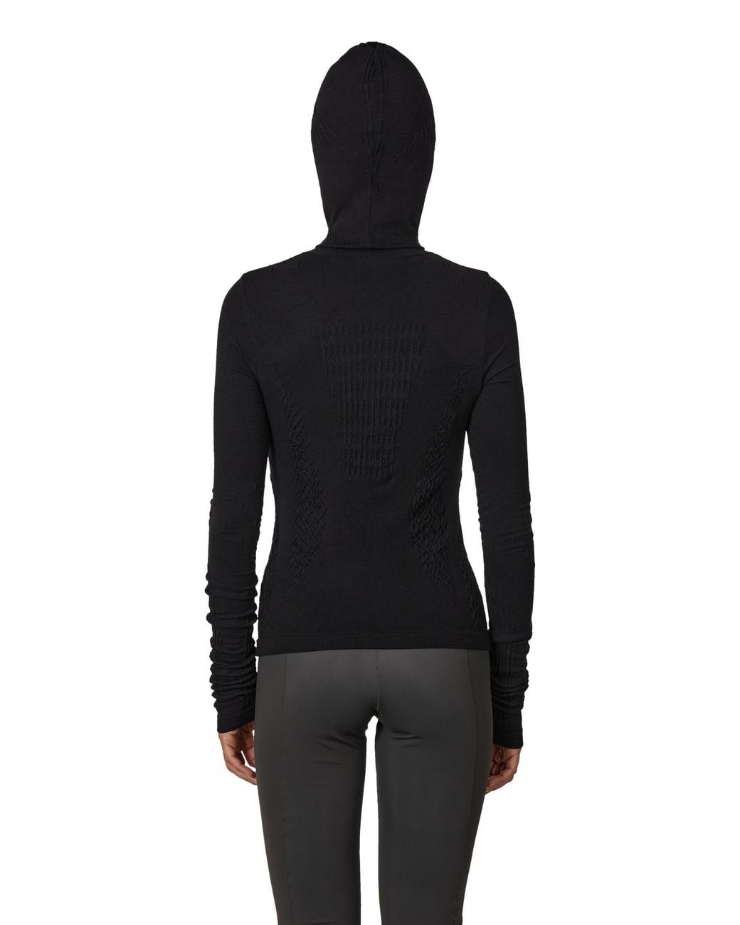 Roa Black Aune Merino 3D Seamless Top Tops