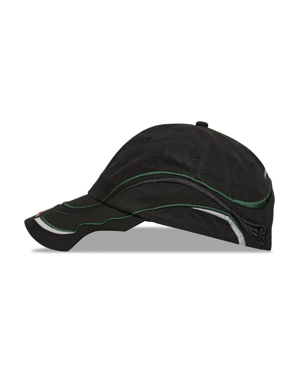 Roa Black Pursuit 6 Panel Cap Soft Goods
