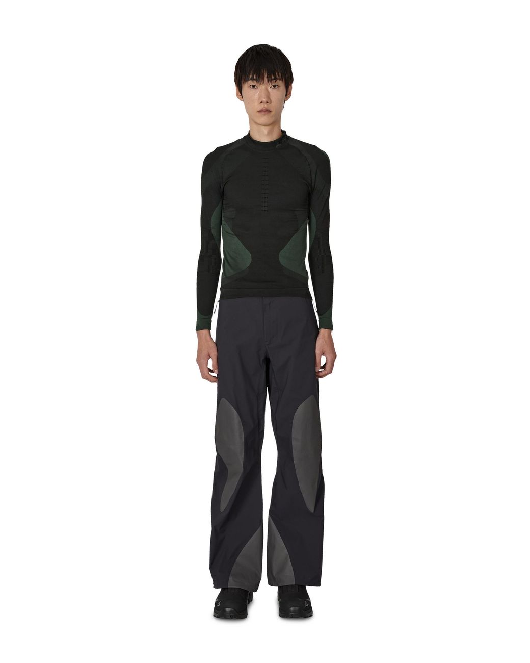 Roa Black Daze Compression Seamless Long Sleeve Tops for men