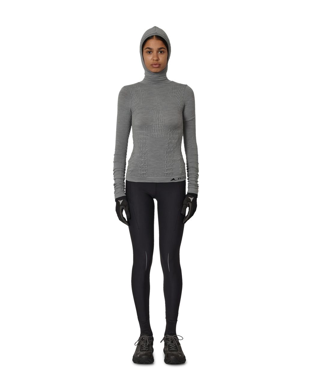 Roa Gray Aune Merino 3D Seamless Top Tops