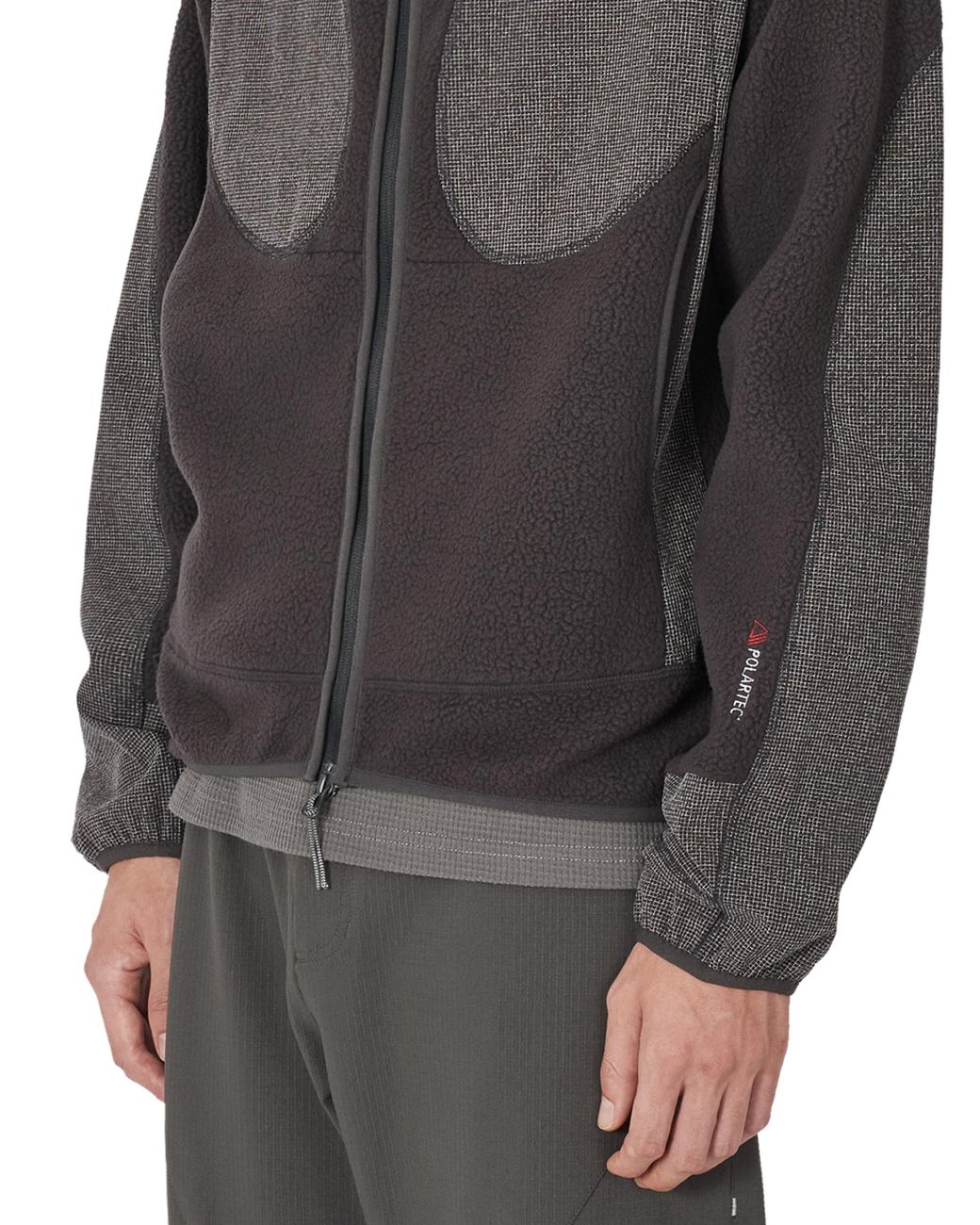 Roa Black Ocular Polartec Thermal Pro Zip Up Hoodie Tops