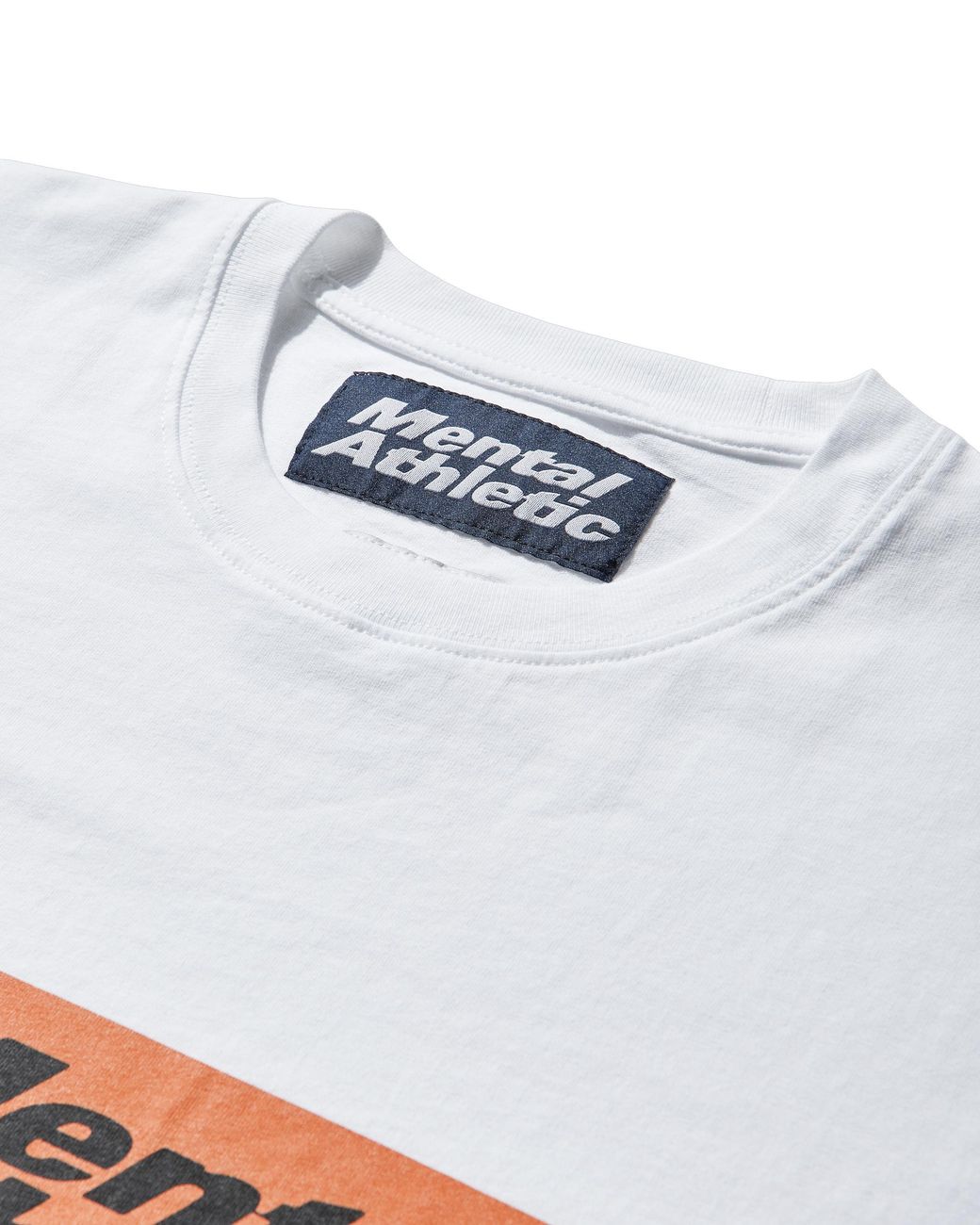 Roa White X Mental Athletic Logo T-Shirt T-Shirts for men