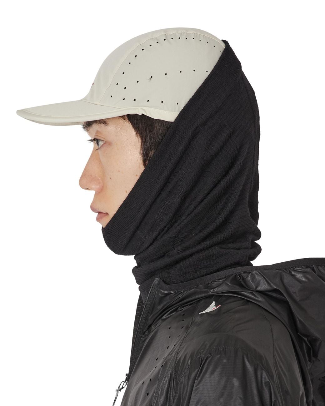 Roa Black Golm Merino 3D Seamless Neckwarmer Soft Goods
