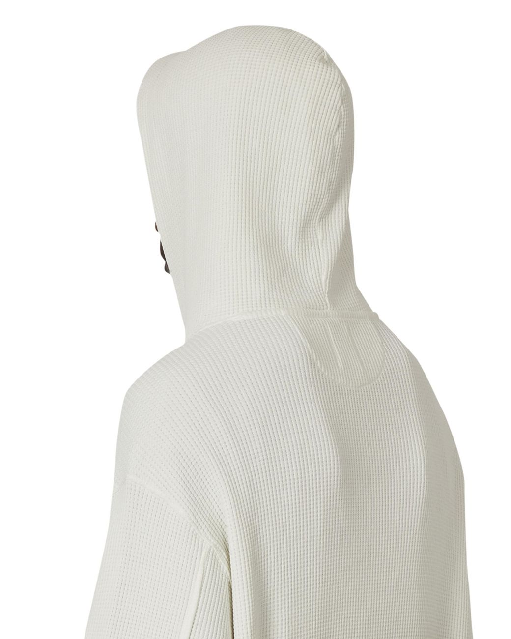 Roa Natural Bee Sun Faded Organic Waffle Zip Up Hoodie Tops