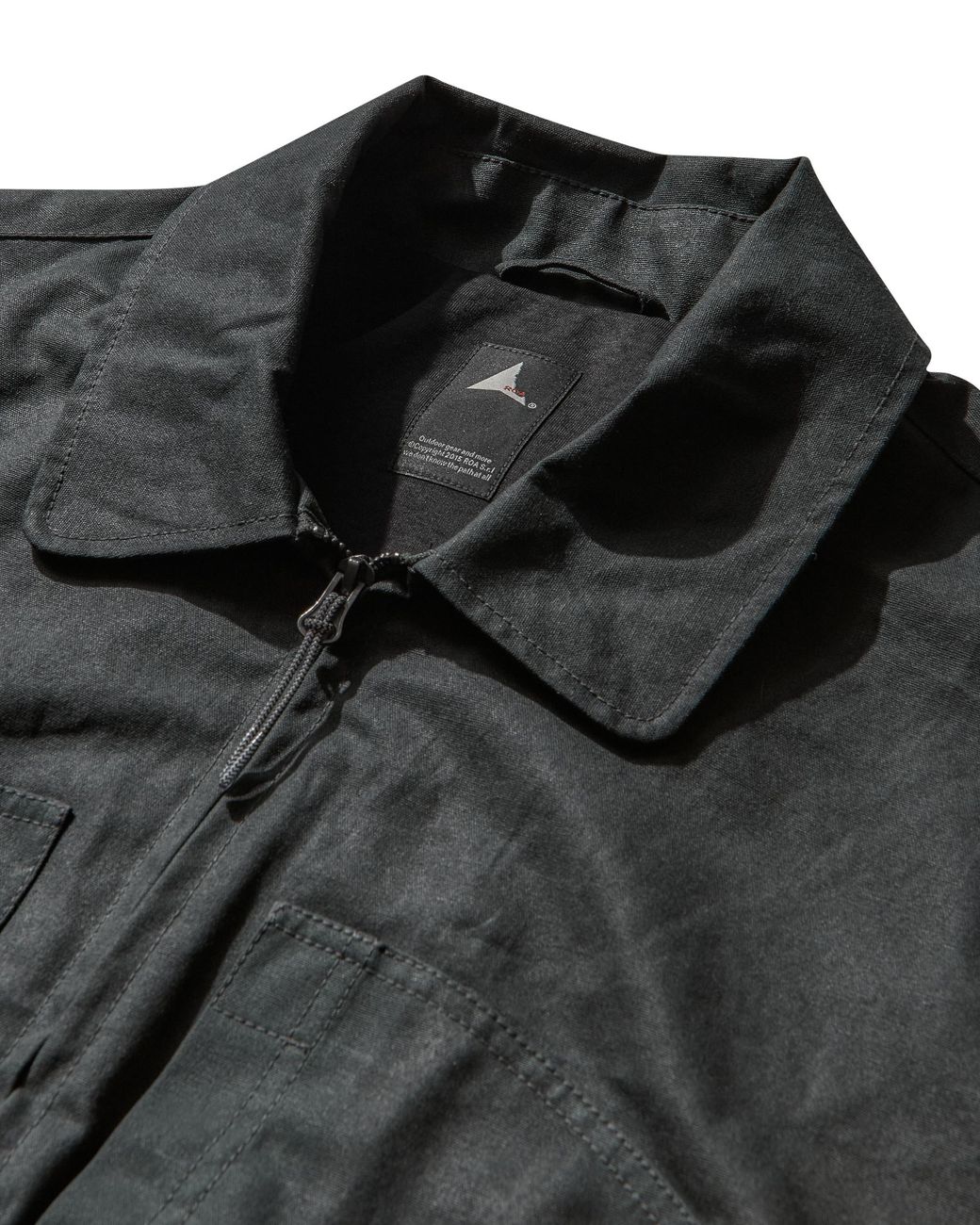 Roa Black Pilot Waxed Canvas Jacket Jackets for men