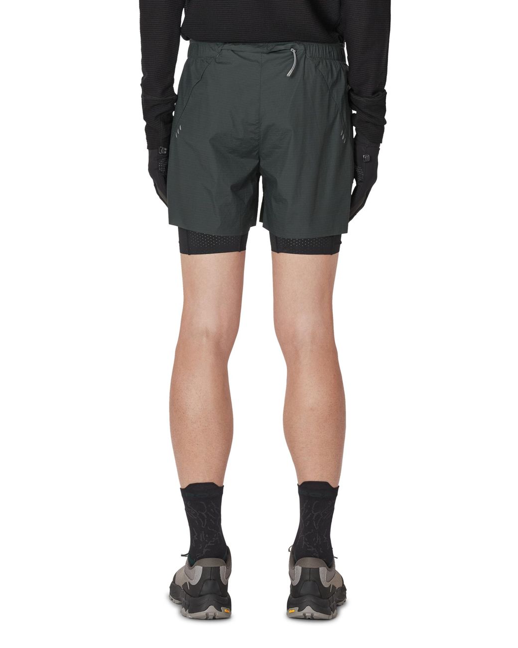 Roa Gray Helder 5 Inch 2-In-1 Running Shorts Bottoms for men