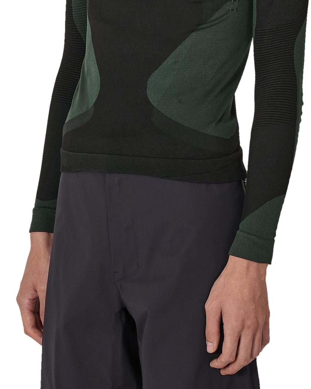Roa Black Daze Compression Seamless Long Sleeve Tops for men
