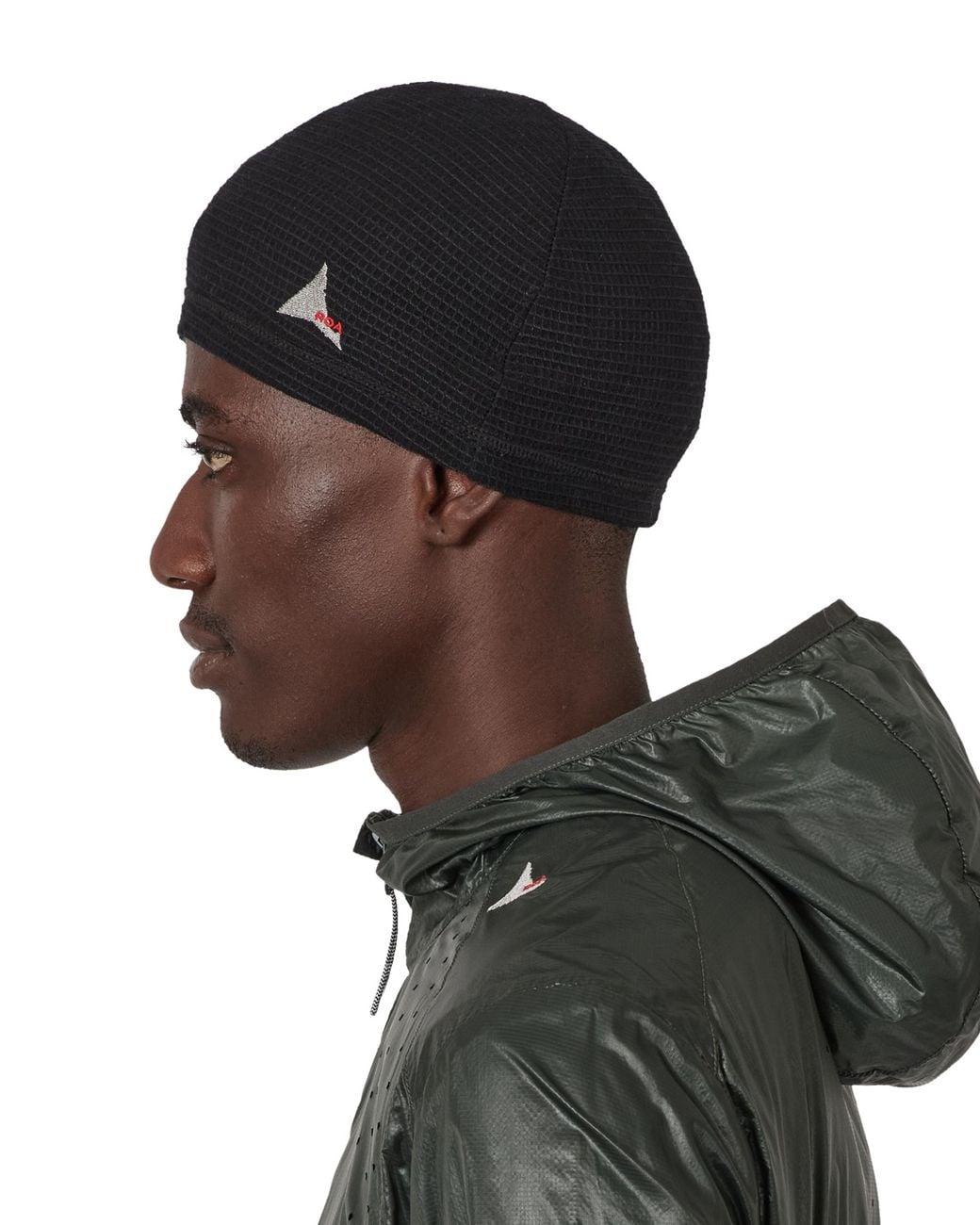 Roa Black Ashi Wool Tencel Beanie Soft Goods