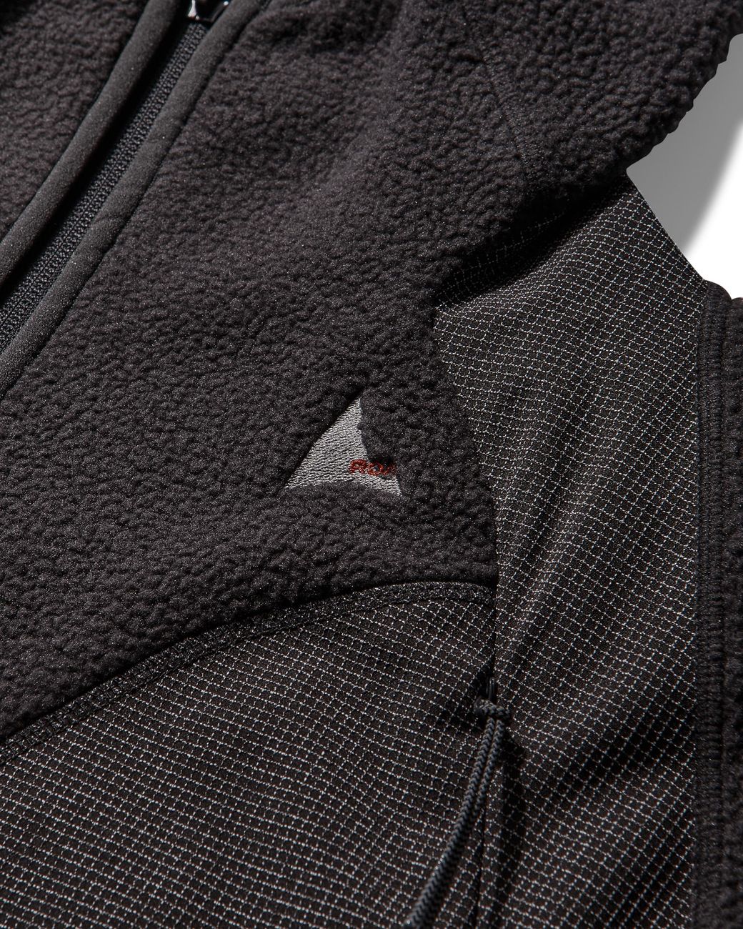 Roa Black Ocular Polartec Thermal Pro Zip Up Hoodie Tops