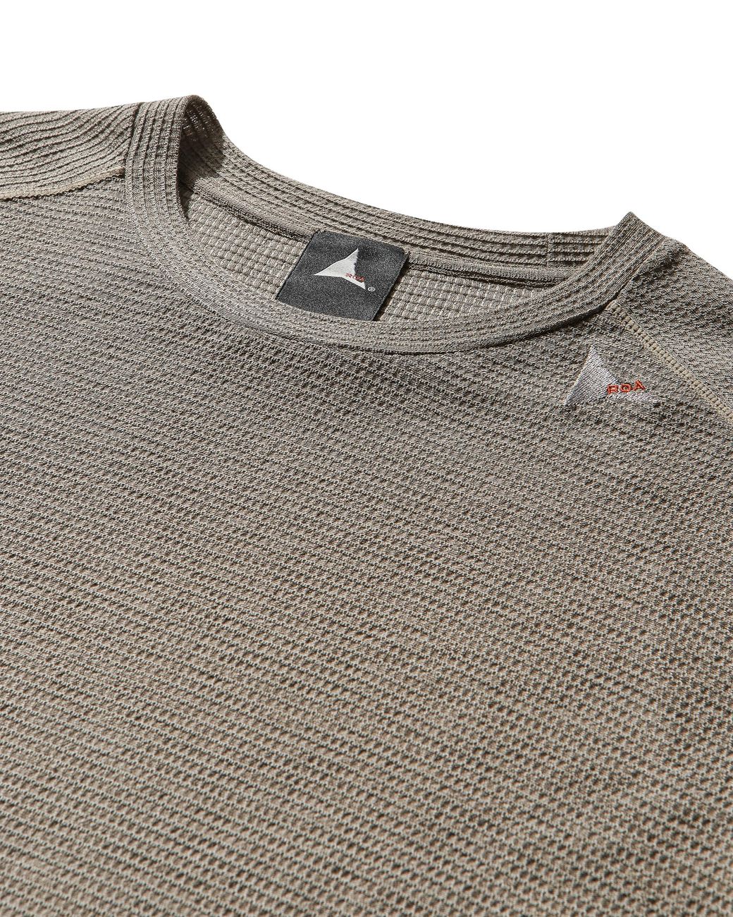 Roa Brown Ashi Wool Tencel Baselayer Short Sleeve Tops for men