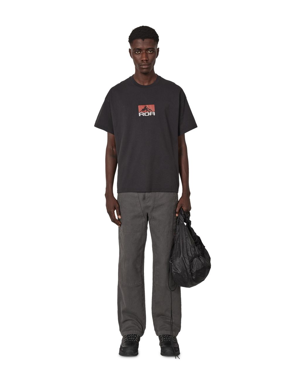 Roa Black Signal Mountain T-Shirt Tops