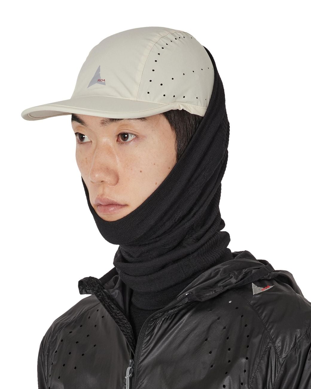 Roa Black Golm Merino 3D Seamless Neckwarmer Soft Goods