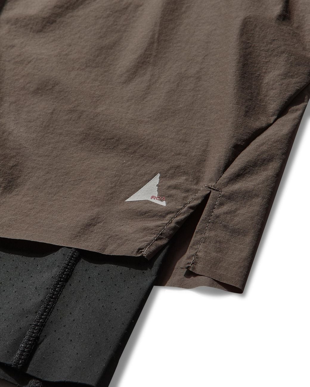Roa Brown Helder 5 Inch 2-In-1 Running Shorts Bottoms for men
