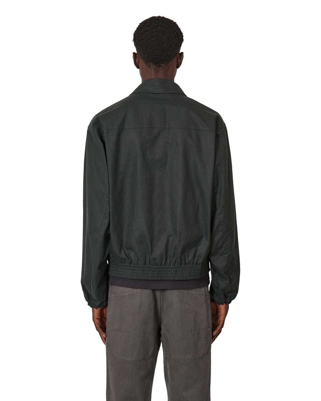 Roa Black Pilot Waxed Canvas Jacket Jackets for men