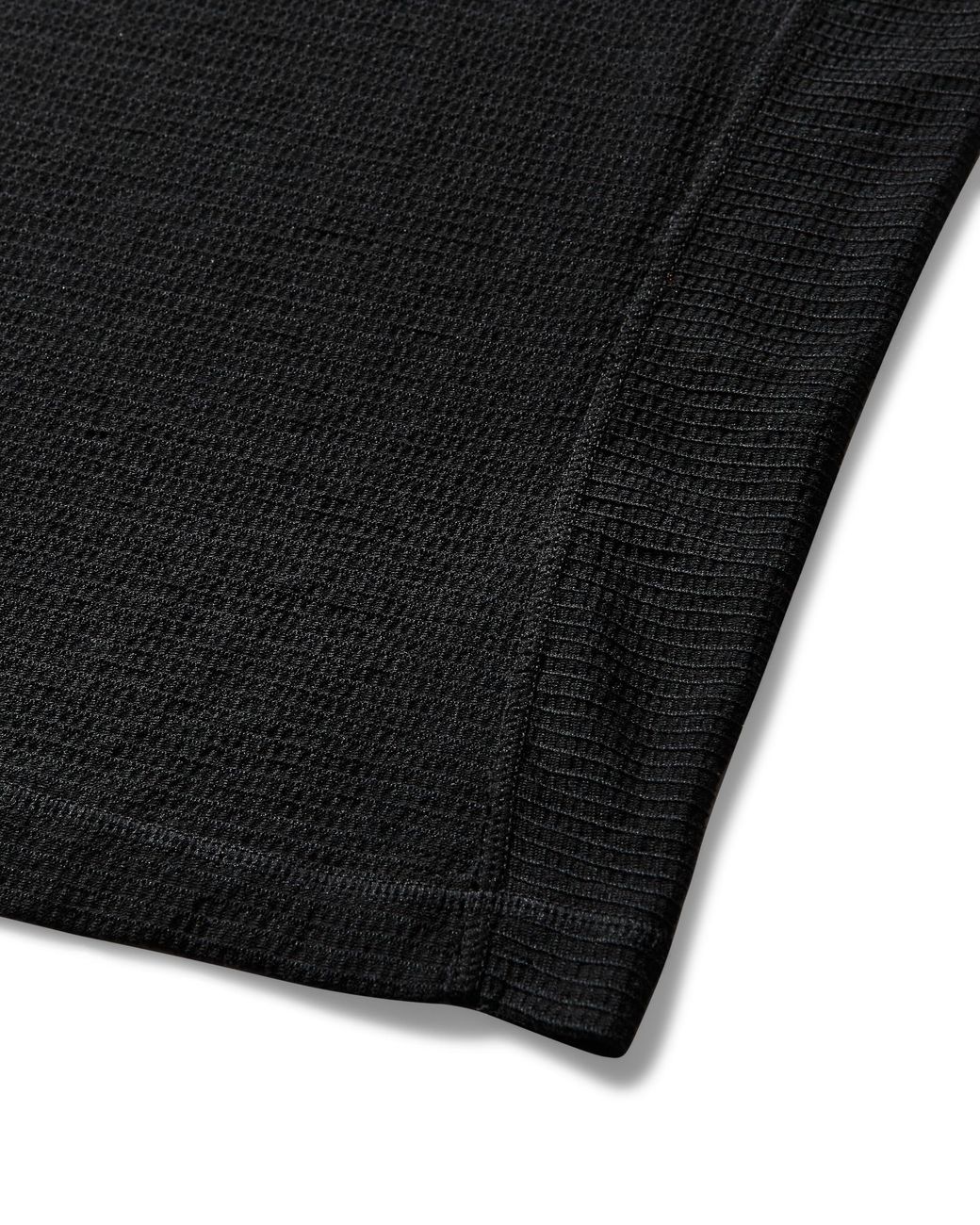 Roa Black Ashi Wool Tencel Baselayer Short Sleeve Tops for men