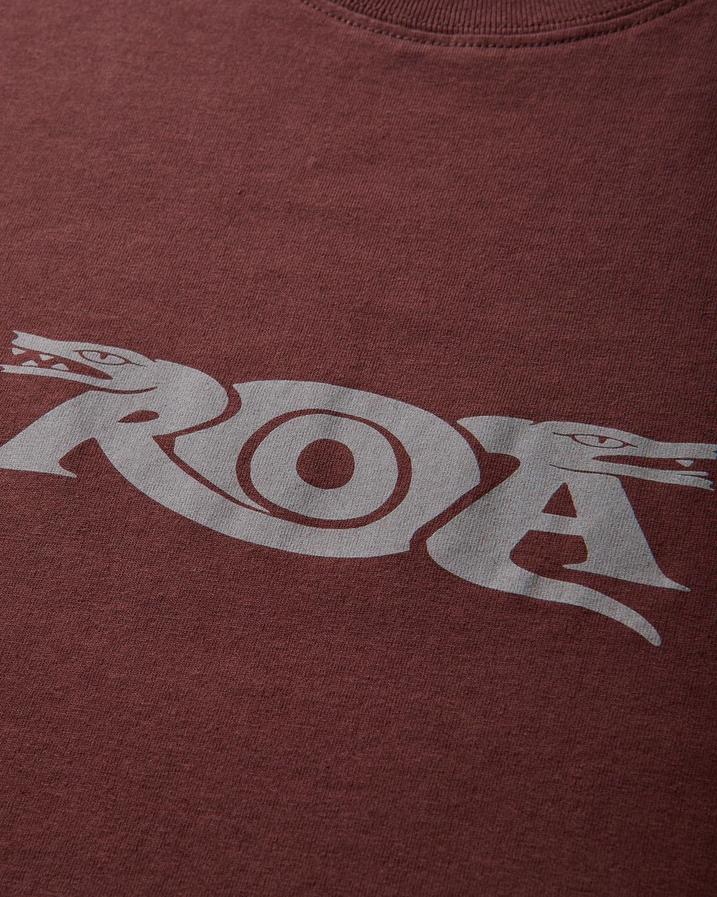 Roa Red Two Snakes Reflective T-Shirt Tops