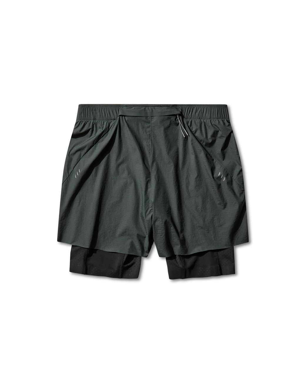 Roa Gray Helder 5 Inch 2-In-1 Running Shorts Bottoms for men