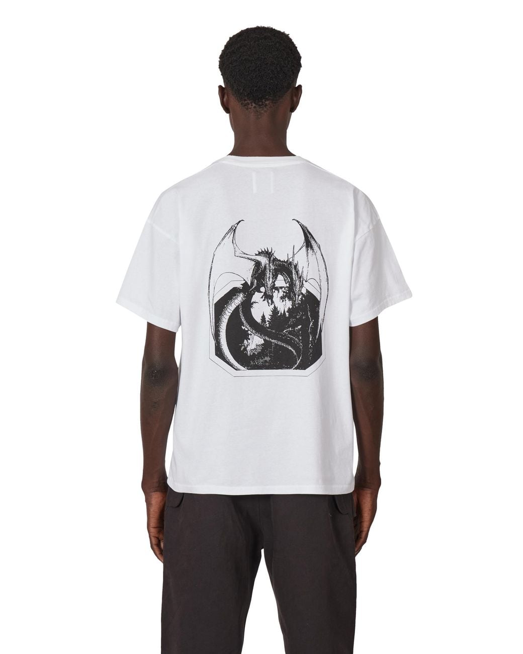 Roa White Dragon T-Shirt Tops