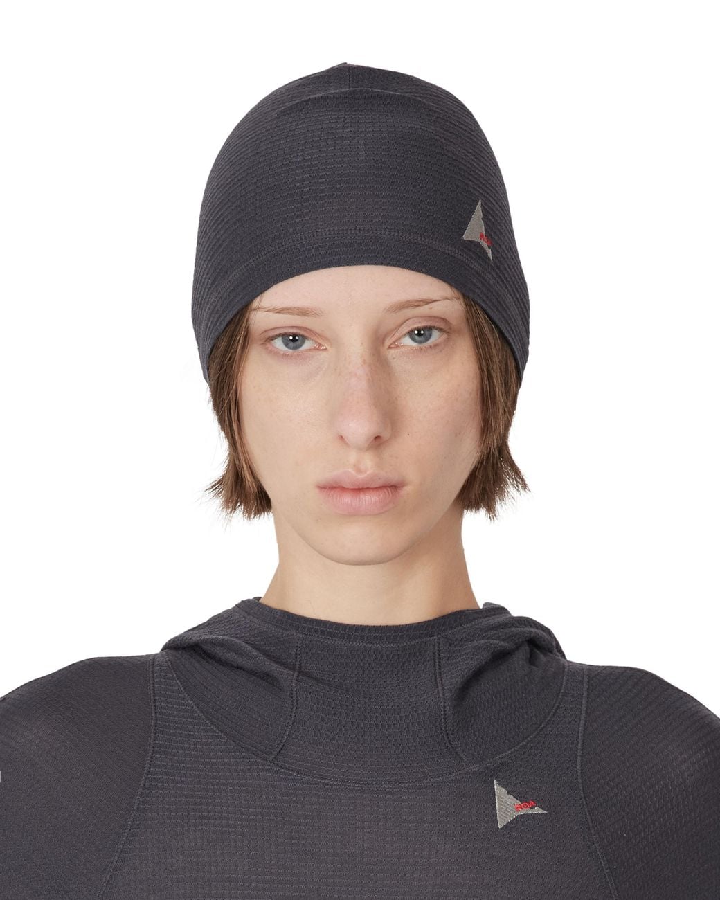 Roa Black Ashi Wool Tencel Beanie Soft Goods