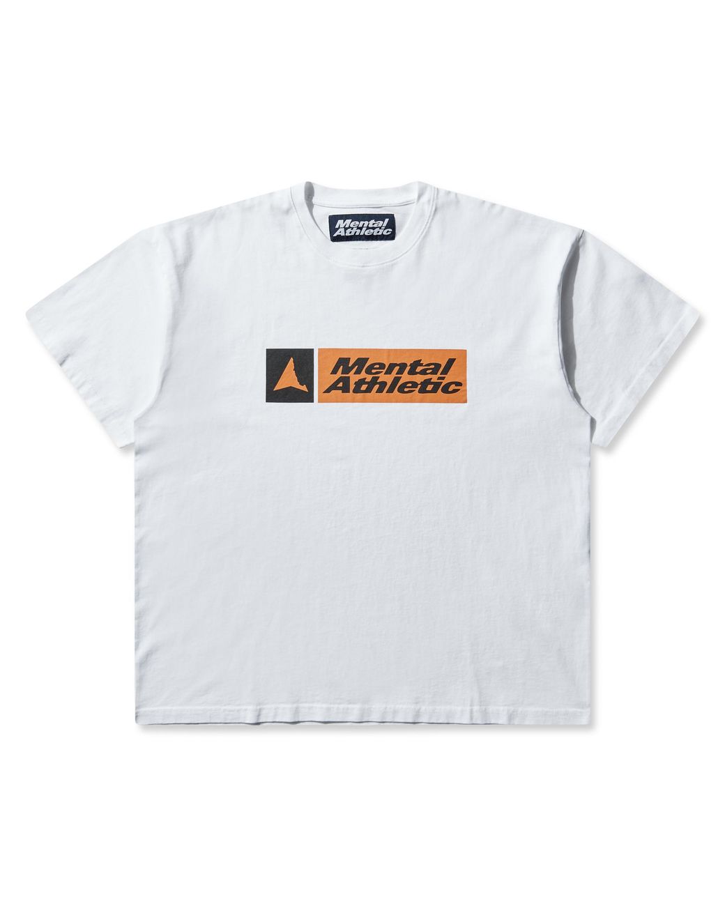 Roa White X Mental Athletic Logo T-Shirt T-Shirts for men