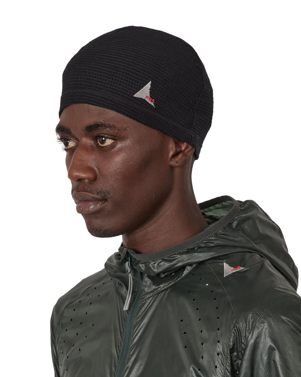 Roa Black Ashi Wool Tencel Beanie Soft Goods