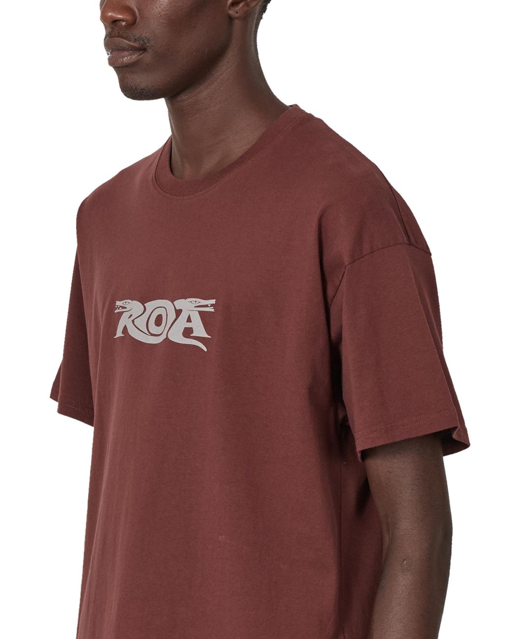 Roa Red Two Snakes Reflective T-Shirt Tops