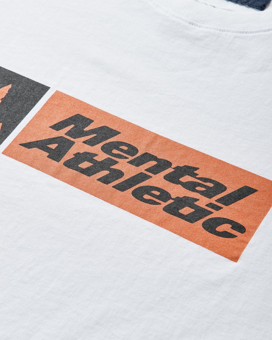 Roa White X Mental Athletic Logo T-Shirt T-Shirts for men