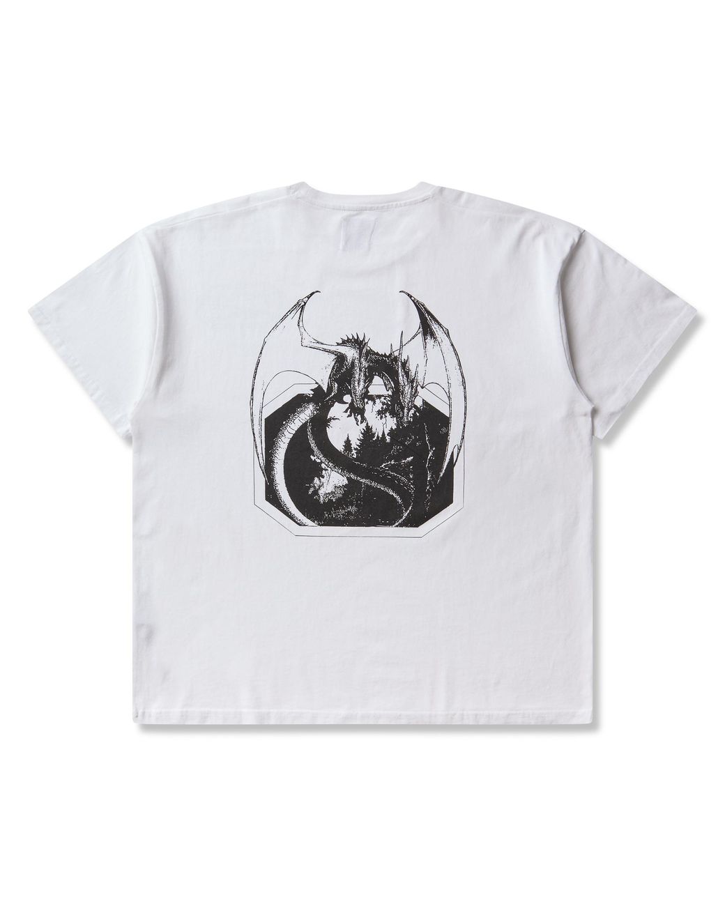 Roa White Dragon T-Shirt Tops
