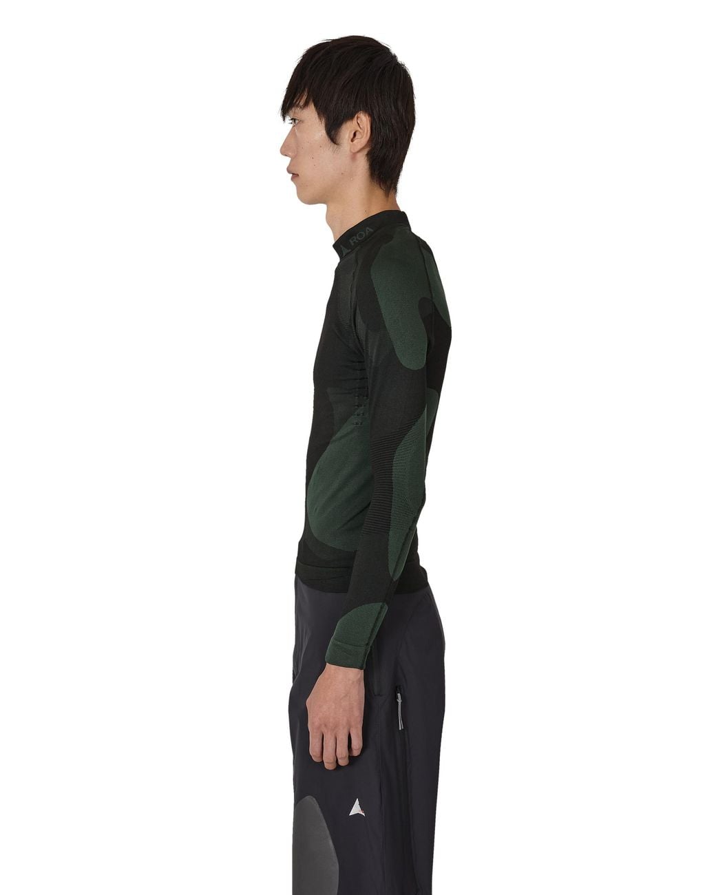 Roa Black Daze Compression Seamless Long Sleeve Tops for men