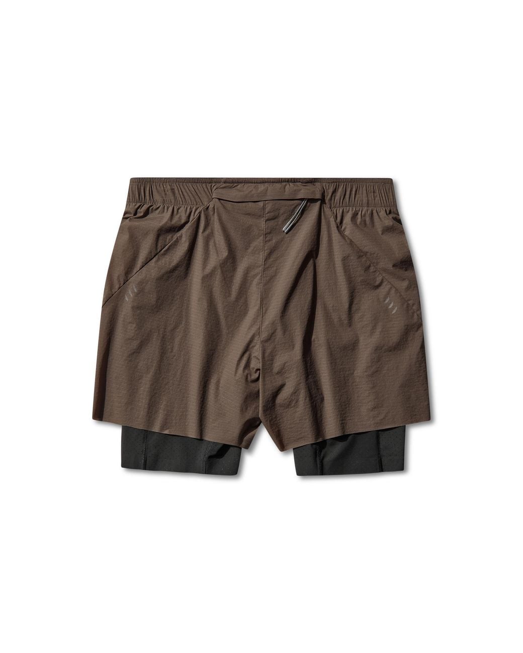 Roa Brown Helder 5 Inch 2-In-1 Running Shorts Bottoms for men