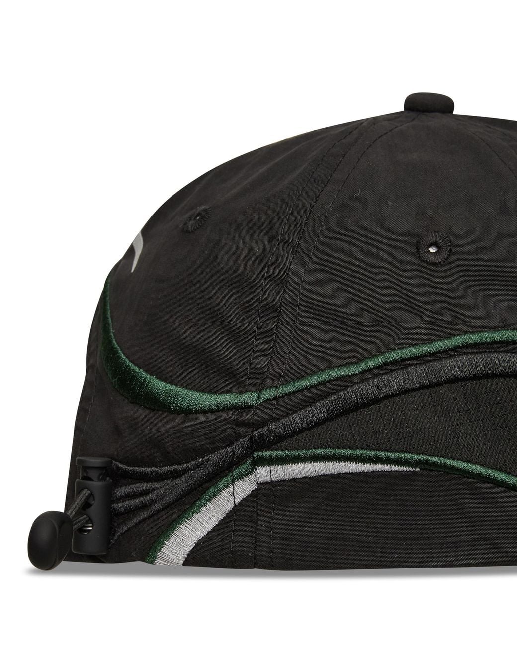 Roa Black Pursuit 6 Panel Cap Soft Goods