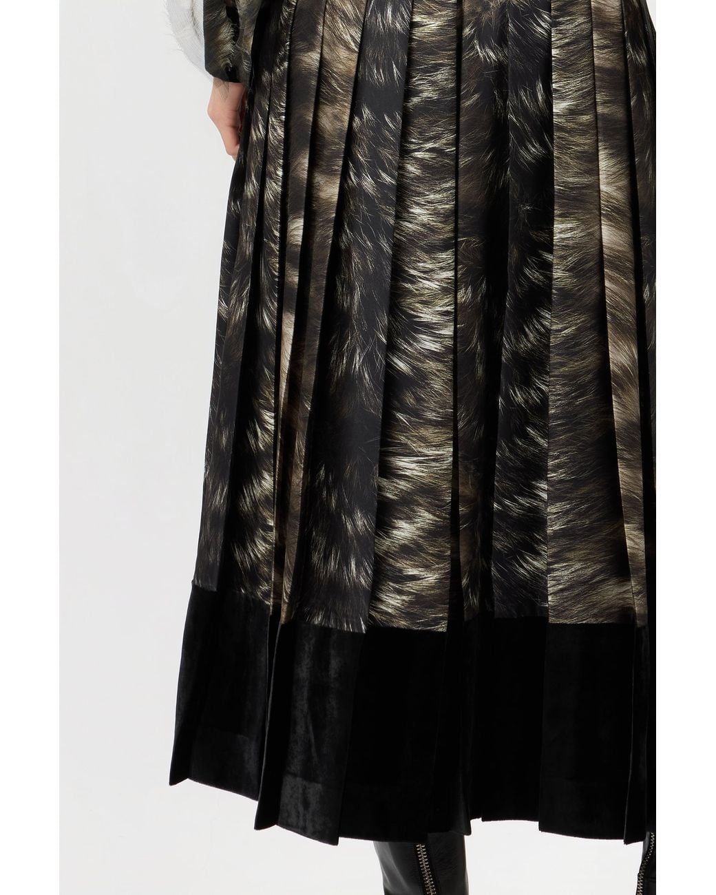 Roberto Cavalli Black Midi Dress