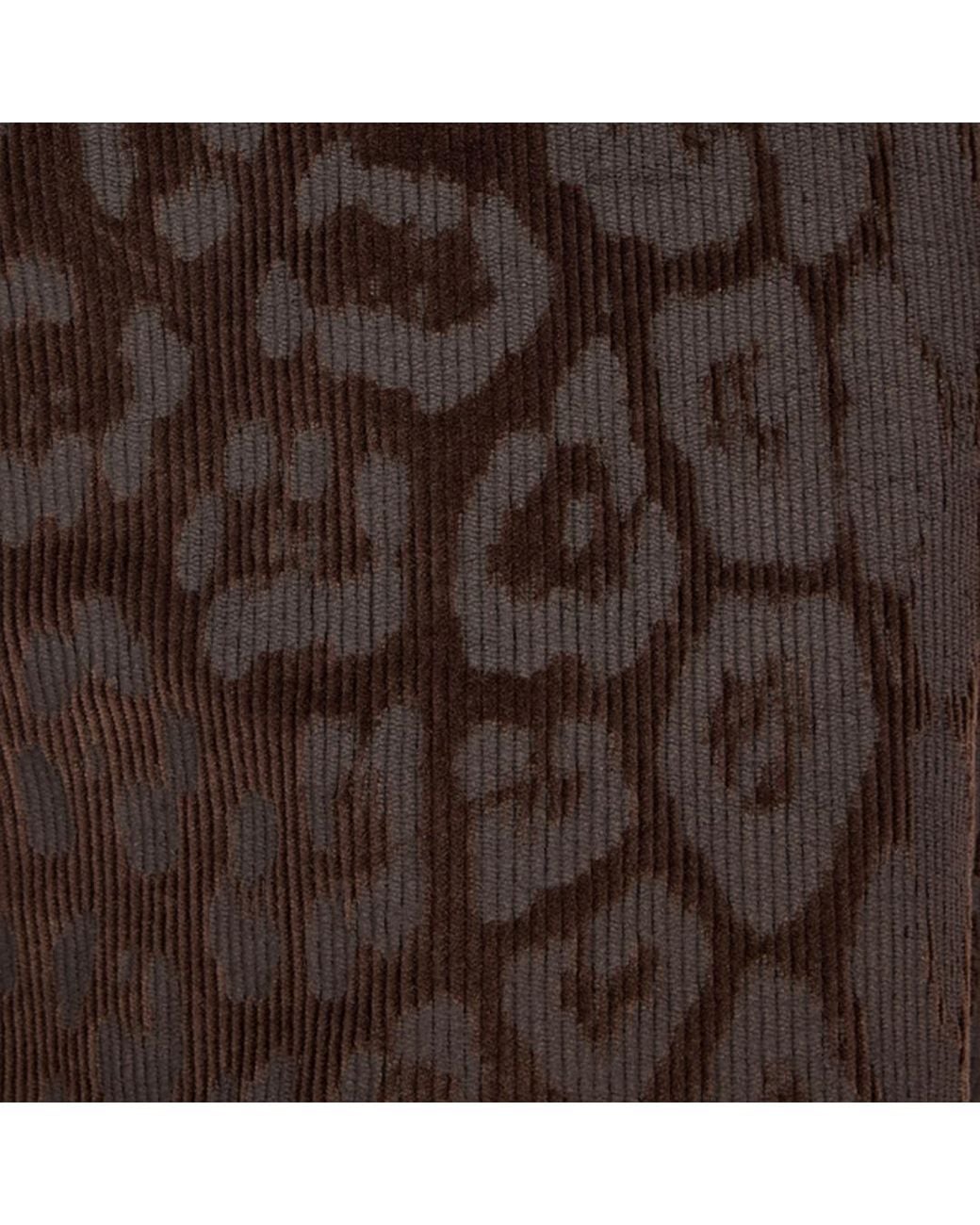 Roberto Cavalli Brown Jaguar Skin Corduroy Pants