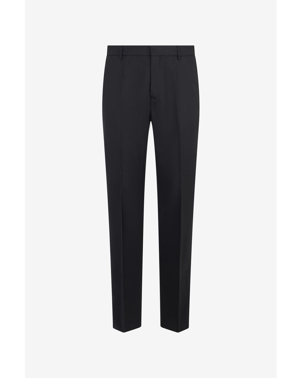 Roberto Cavalli Black Virgin Wool Pants for men
