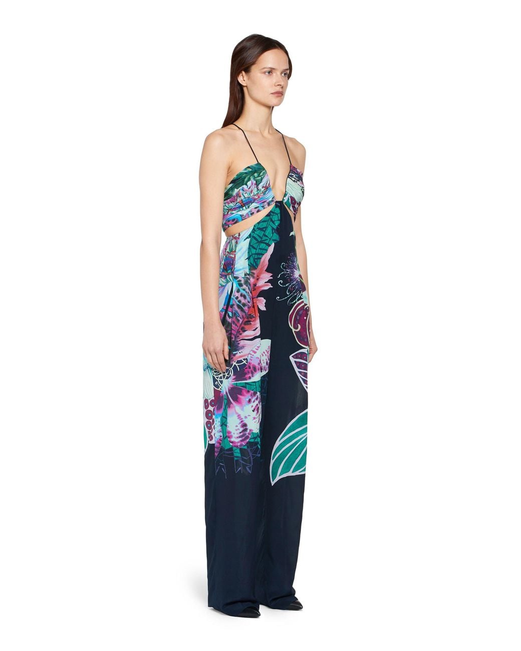 Roberto Cavalli Blue Jumpsuits