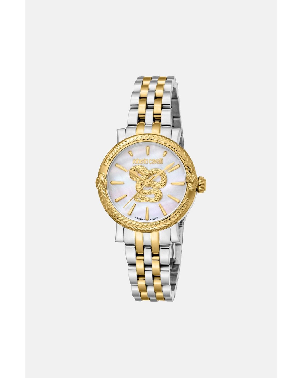 Roberto Cavalli White By Franck Muller Snake Watch