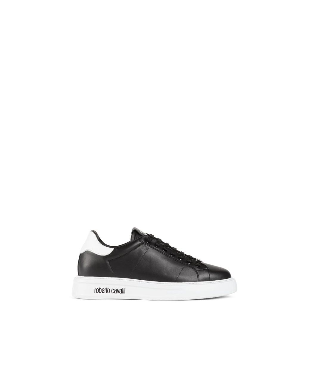 Onvermijdelijk Stal tuberculose Roberto Cavalli Logo-print Sneakers in Black for Men | Lyst