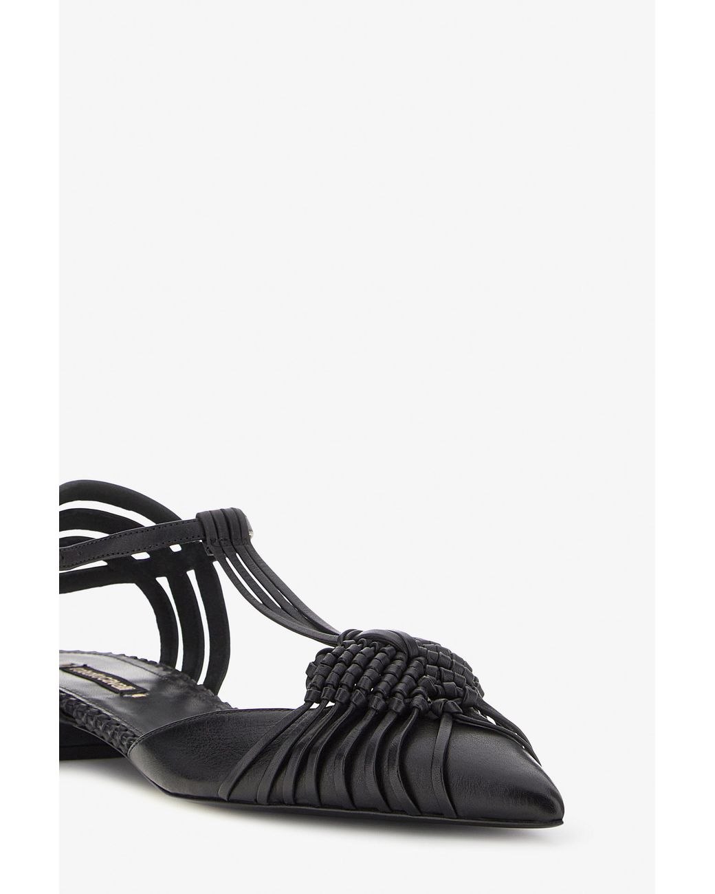 Roberto Cavalli Black Ballerina With Weave