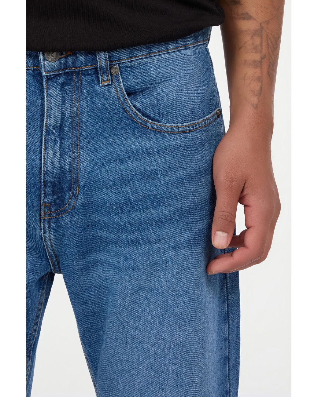 Roberto Cavalli Blue Five-Pocket Jeans With Straight Leg for men