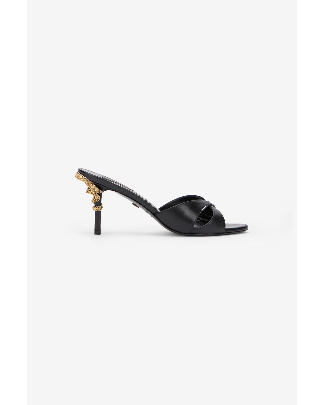 Roberto Cavalli Multicolor Serpentine Sandal