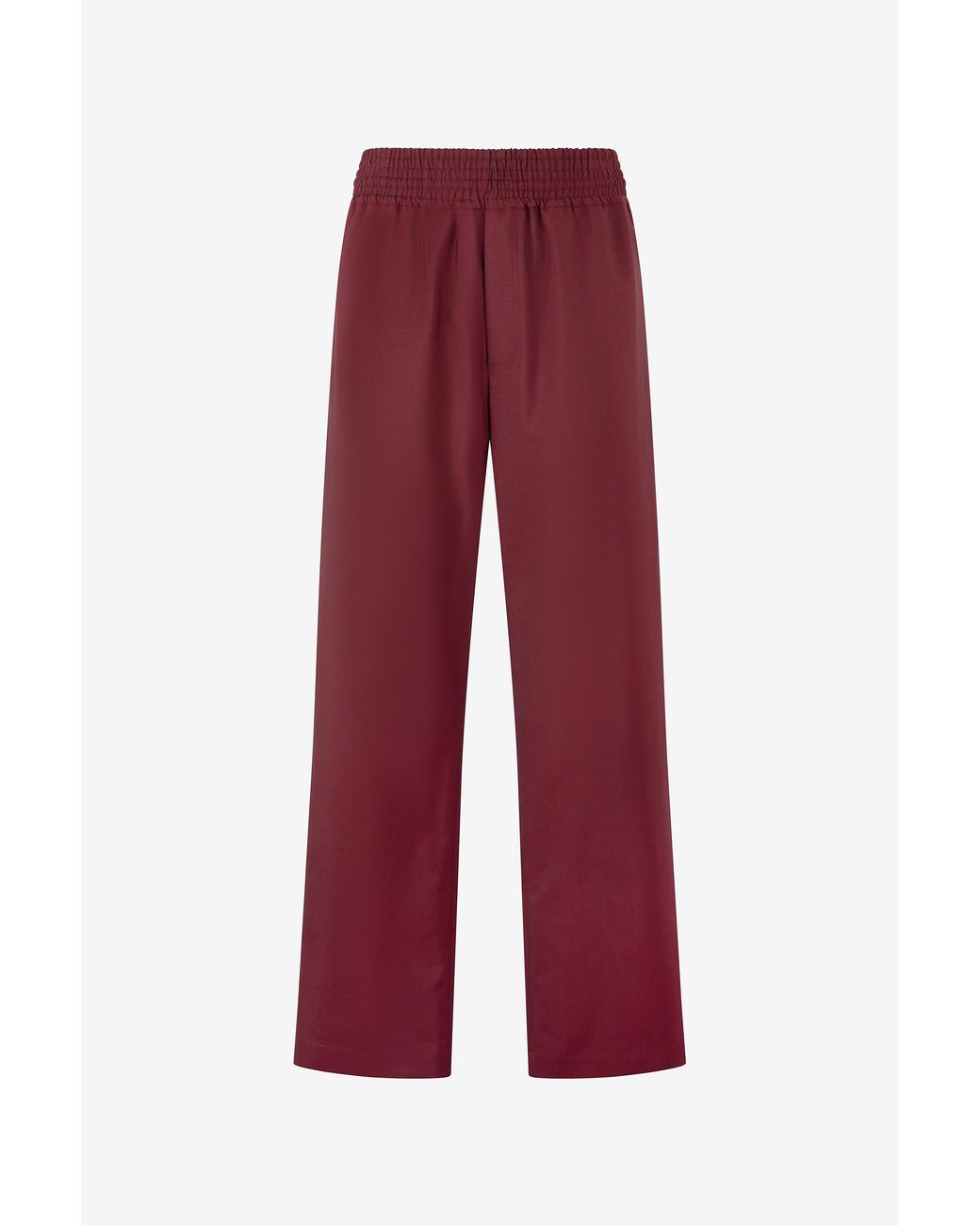 Roberto Cavalli Red Loose Virgin Wool Pants for men
