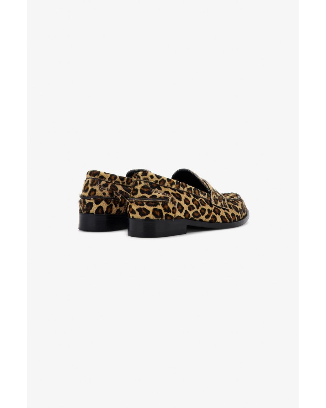 Roberto Cavalli Brown Jaguar Print Mocassins