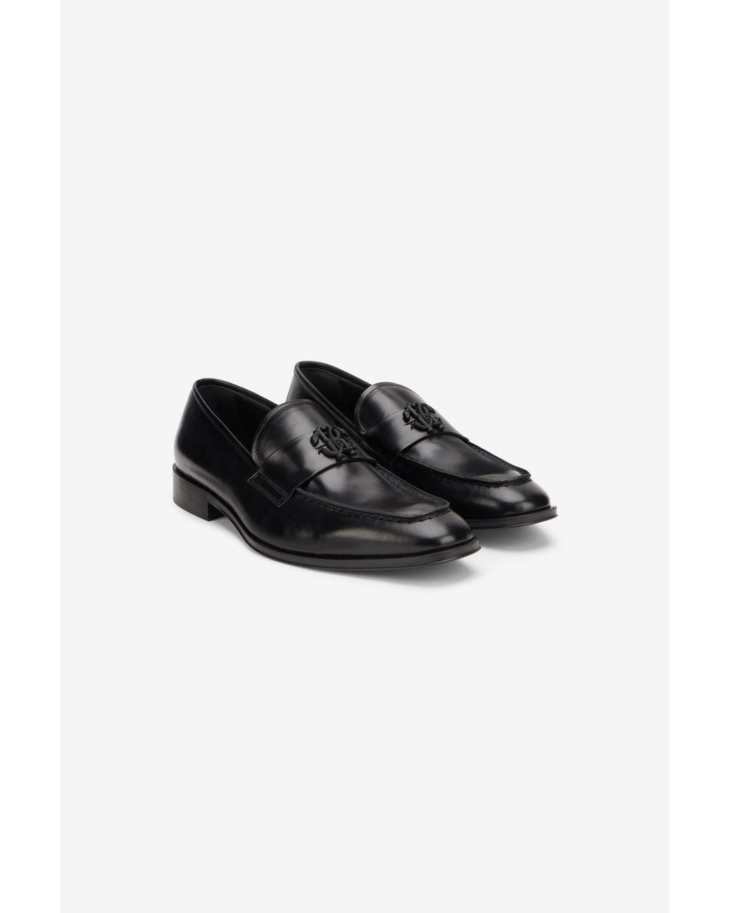 Roberto Cavalli Black Classic Loafer for men