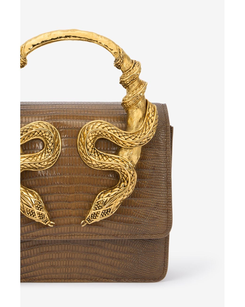 Roberto Cavalli Multicolor Serpentine Tasche
